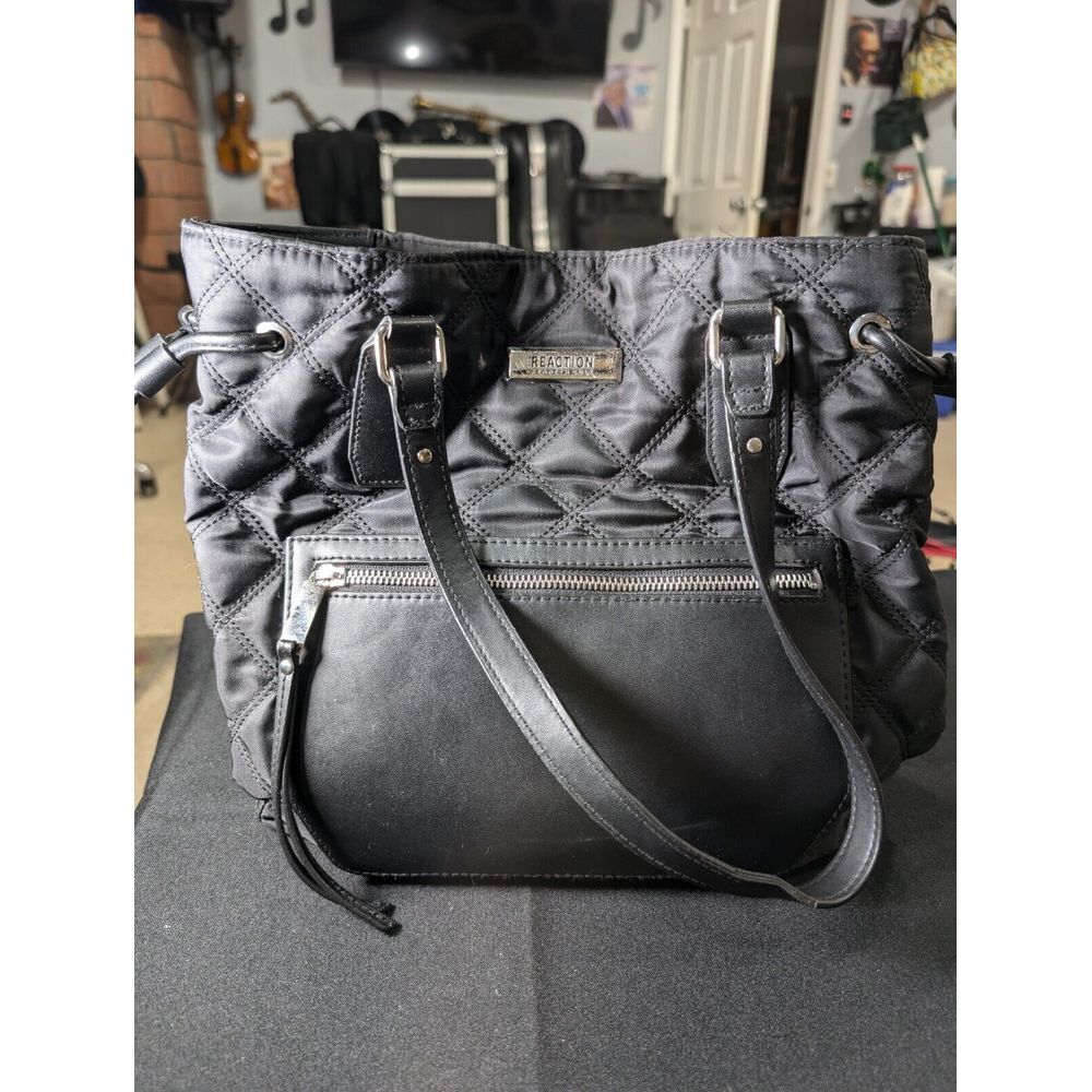 Kenneth Cole Reaction Black Quilted Bag